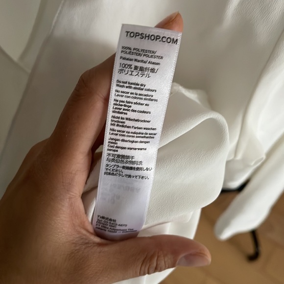 Topshop Double Wrap/Tie Front Top - Picture 4 of 6